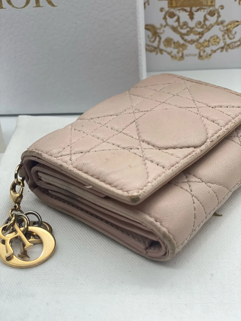 Dior compact wallet